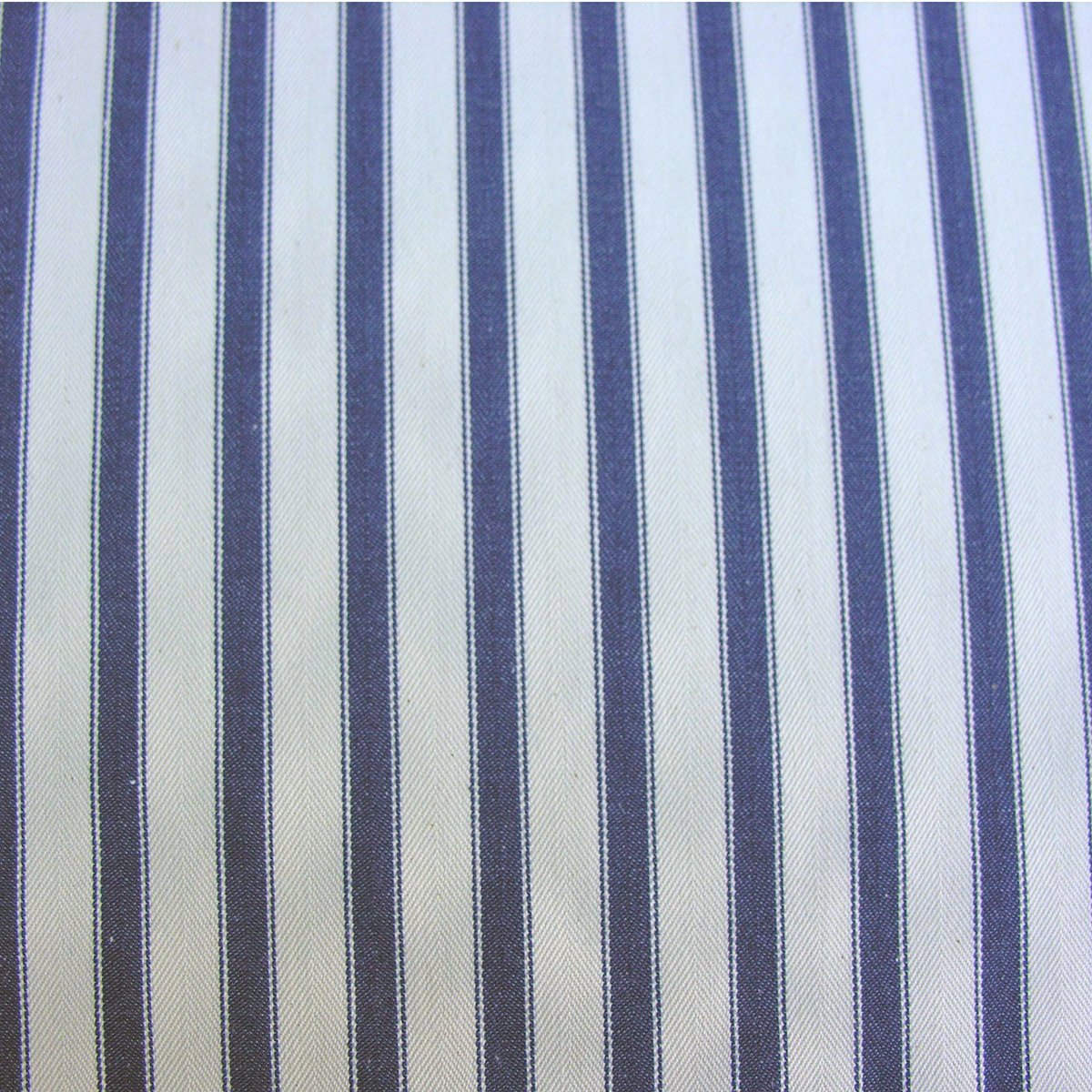 Ticking Fabric Large - Navy Blue - Image 2