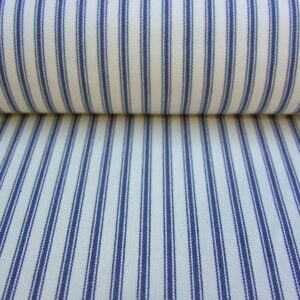 Ticking Fabric - Navy - Image 3