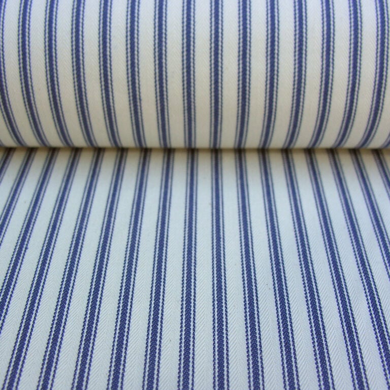 Ticking Fabric - Navy - Image 3