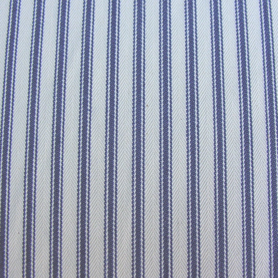 Ticking Fabric - Navy - Image 2