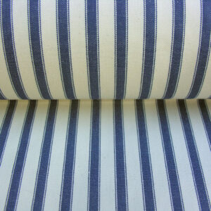 Ticking Fabric Large - Navy Blue - Image 3