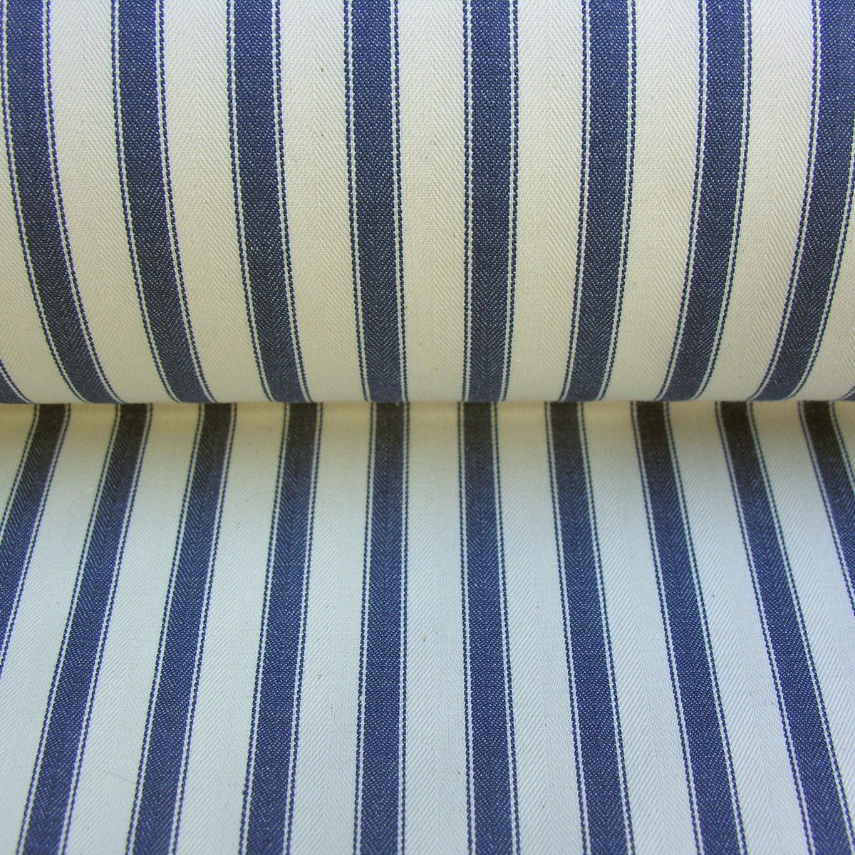 Ticking Fabric Large - Navy Blue - Image 3