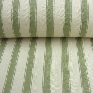 Ticking Fabric Large - Sage - Image 3
