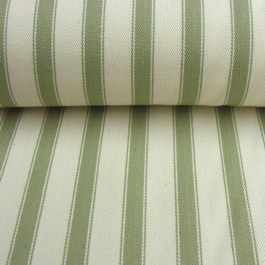 Ticking Fabric Large - Sage - Image 3