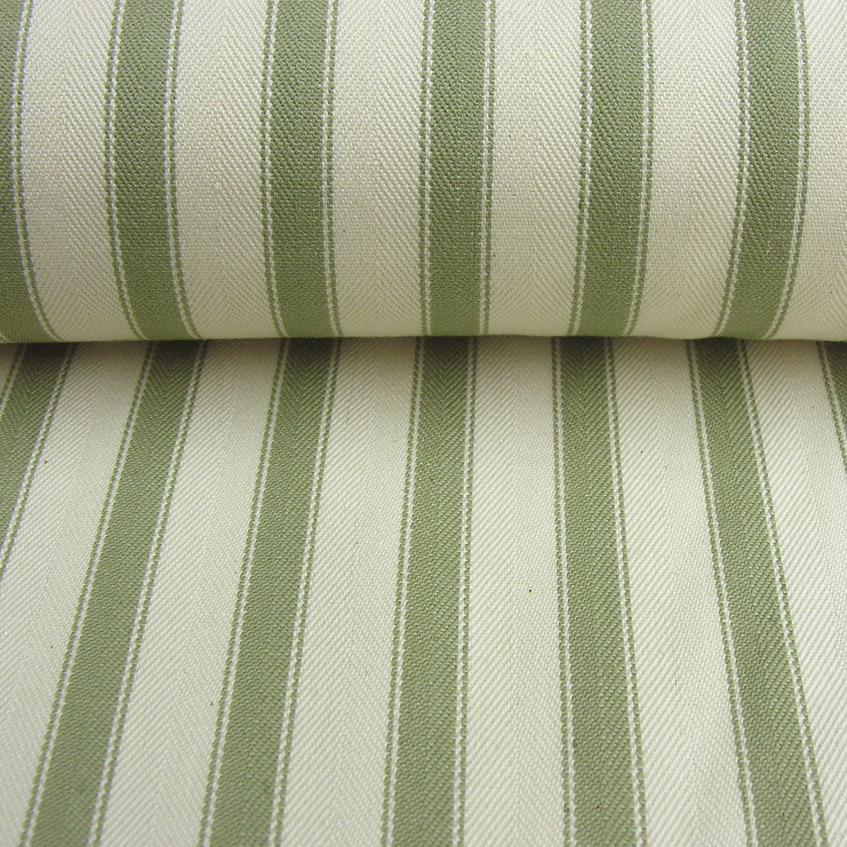 Ticking Fabric Large - Sage - Image 3