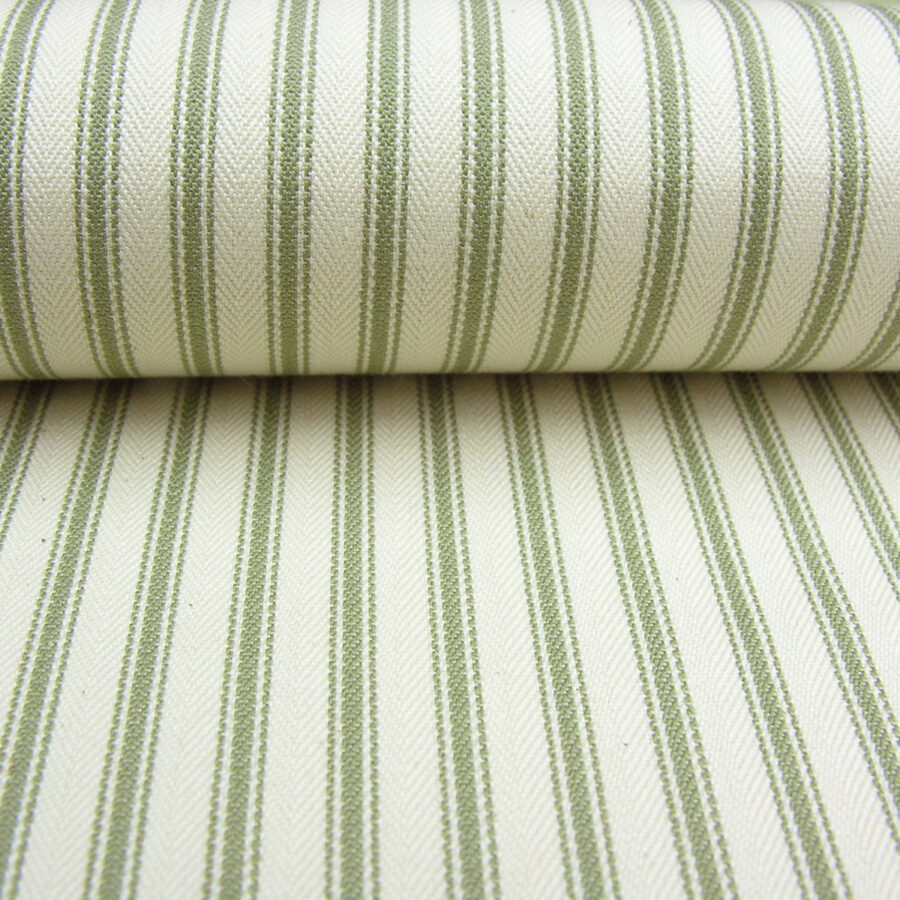 Ticking Fabric - Sage - Image 3