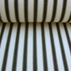 Ticking Fabric Large - Black - Image 3
