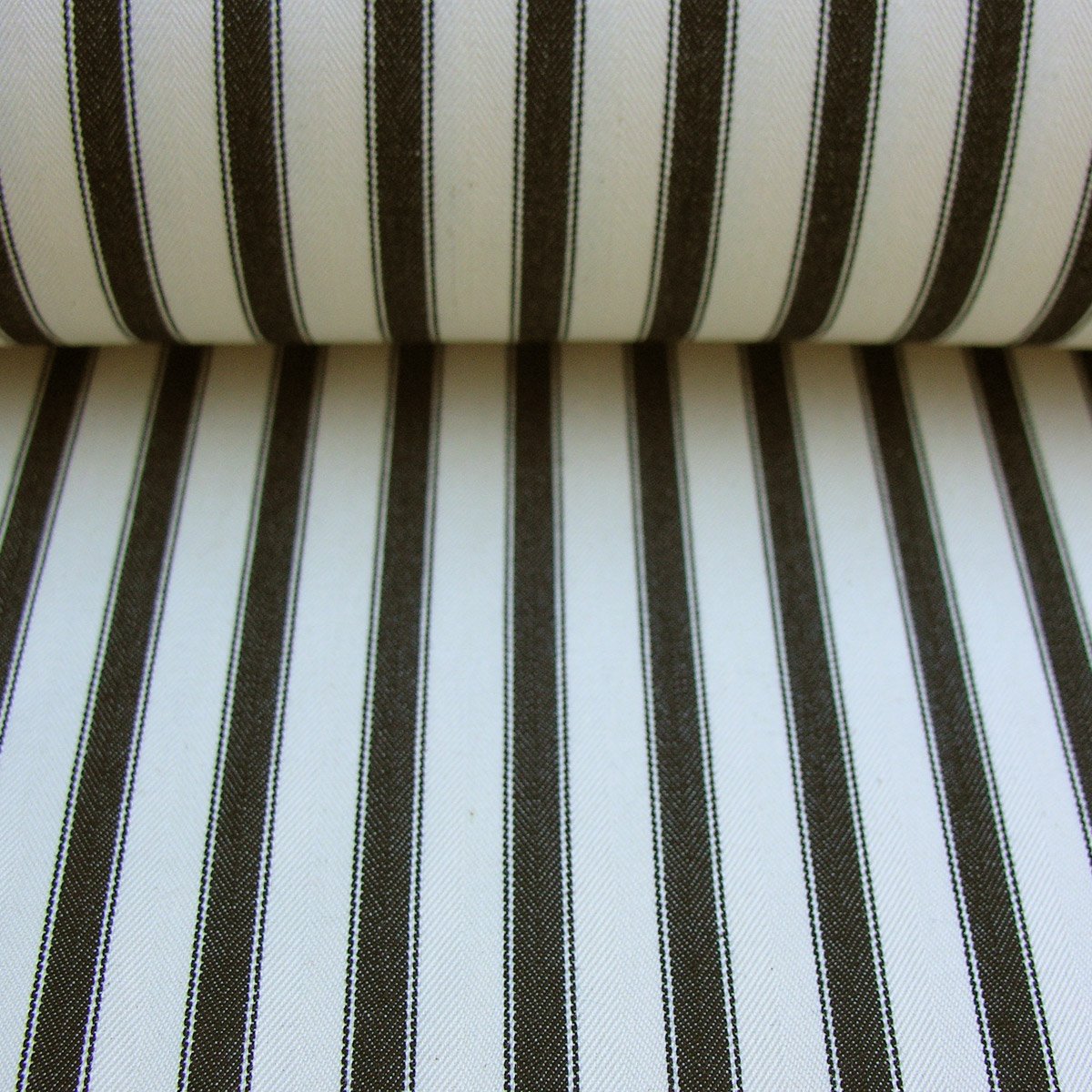 Ticking Fabric Large - Black - Image 3