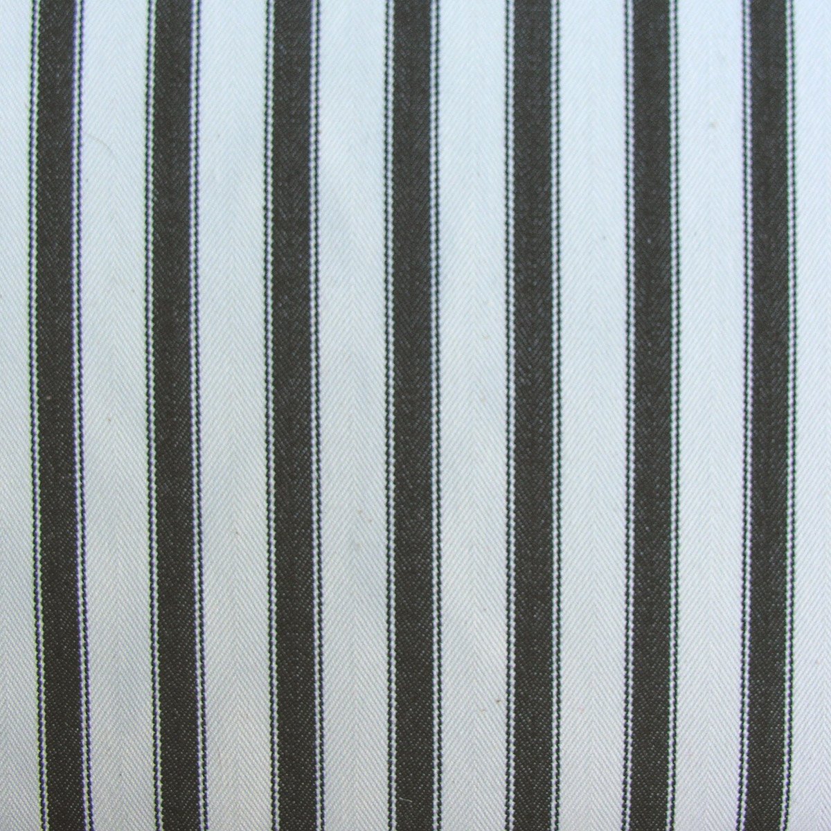 Ticking Fabric Large - Black - Image 2