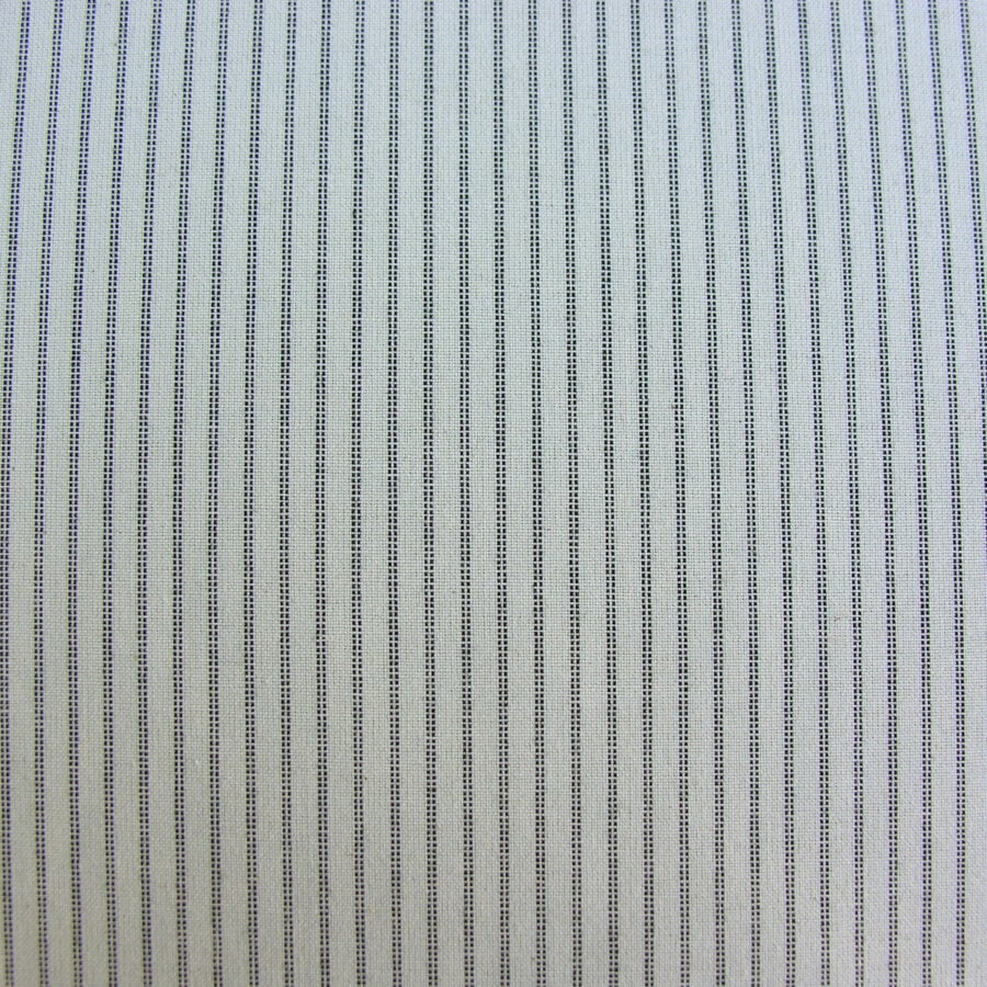 Cotton Lining Stripe - Black - Image 2