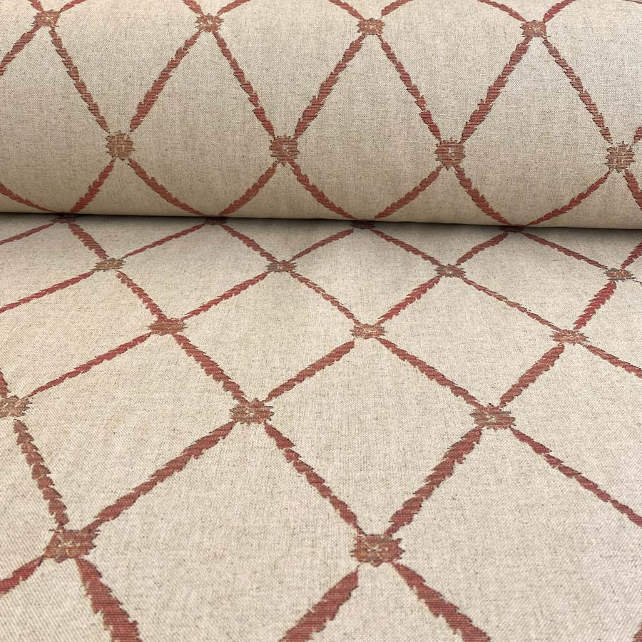 Extra Wide Trellis - Coral - Image 3