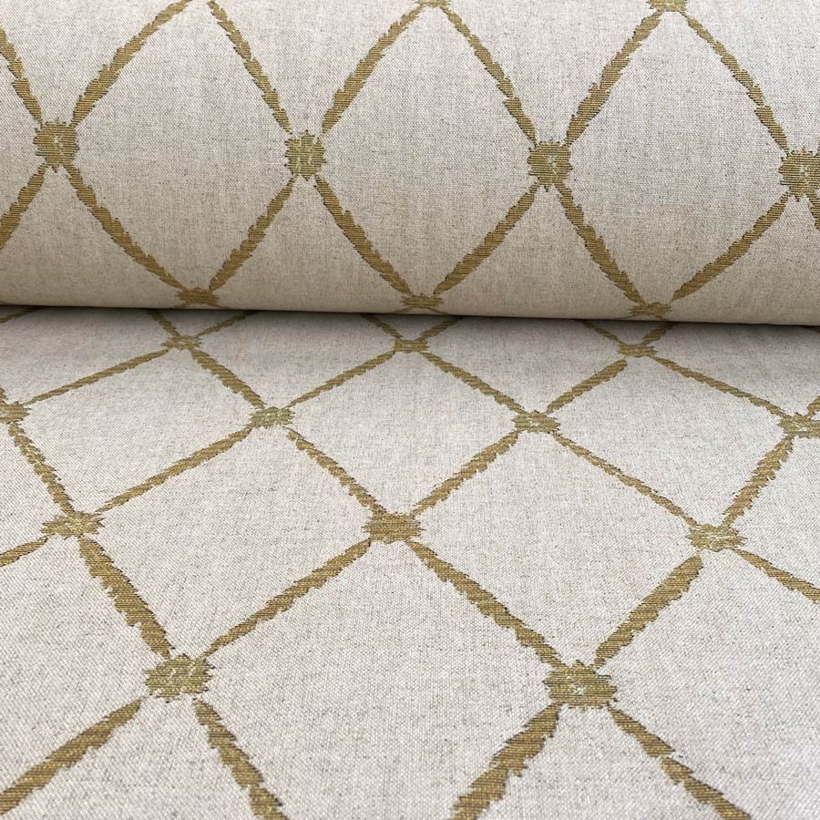 Extra Wide Trellis - Mustard - Image 3