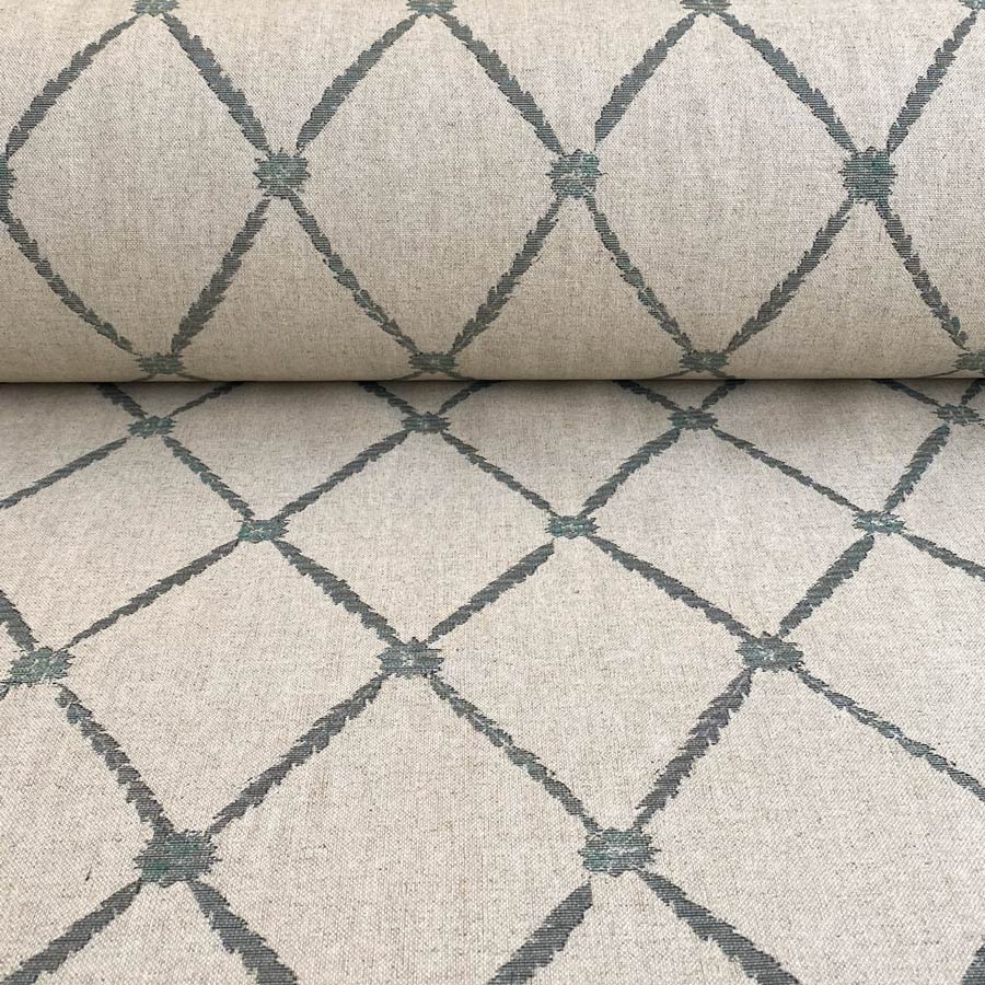 Extra Wide Trellis - Teal - Image 3