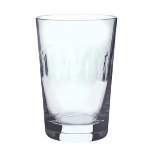 Set of Six  Crystal Tumblers Lens Design - Image 2