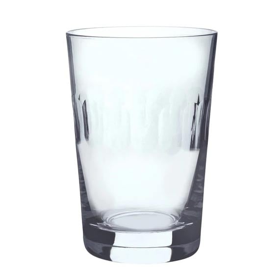 Set of Six  Crystal Tumblers Lens Design - Image 2