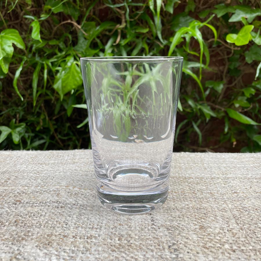 Set of Six  Crystal Tumblers Lens Design - Image 3