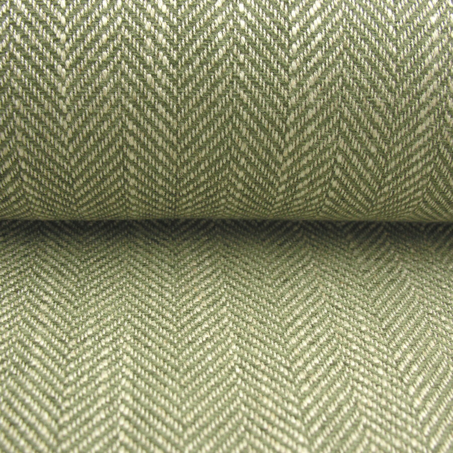 Upholstery Fabric Spey Herringbone - Sage Green - Image 3