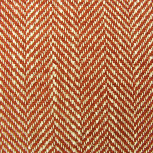 Upholstery Fabric Spey Herringbone - Brick Red - Image 2