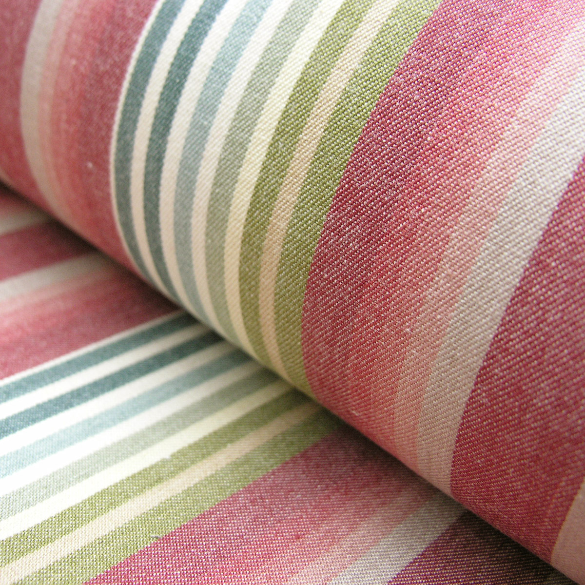 Ticking Stripe Vintage - Peony - Image 1