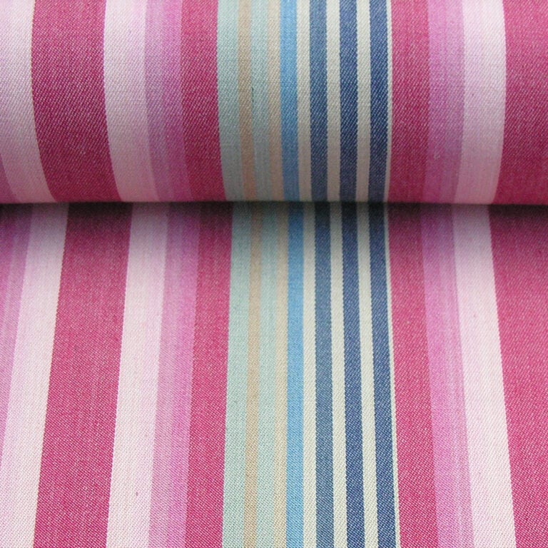 Striped Check Raspberry Ticking Stripe Vintage - Raspberry - Tinsmiths