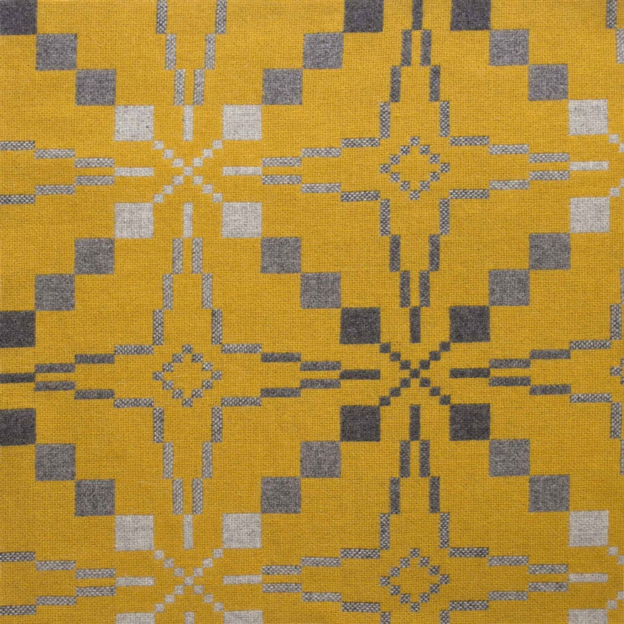 Vintage Star Welsh Throw - Gorse - Image 2