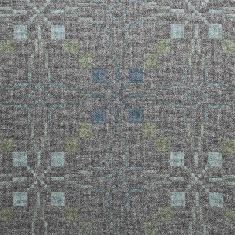 Vintage Star Welsh Throw - Slate - Image 2
