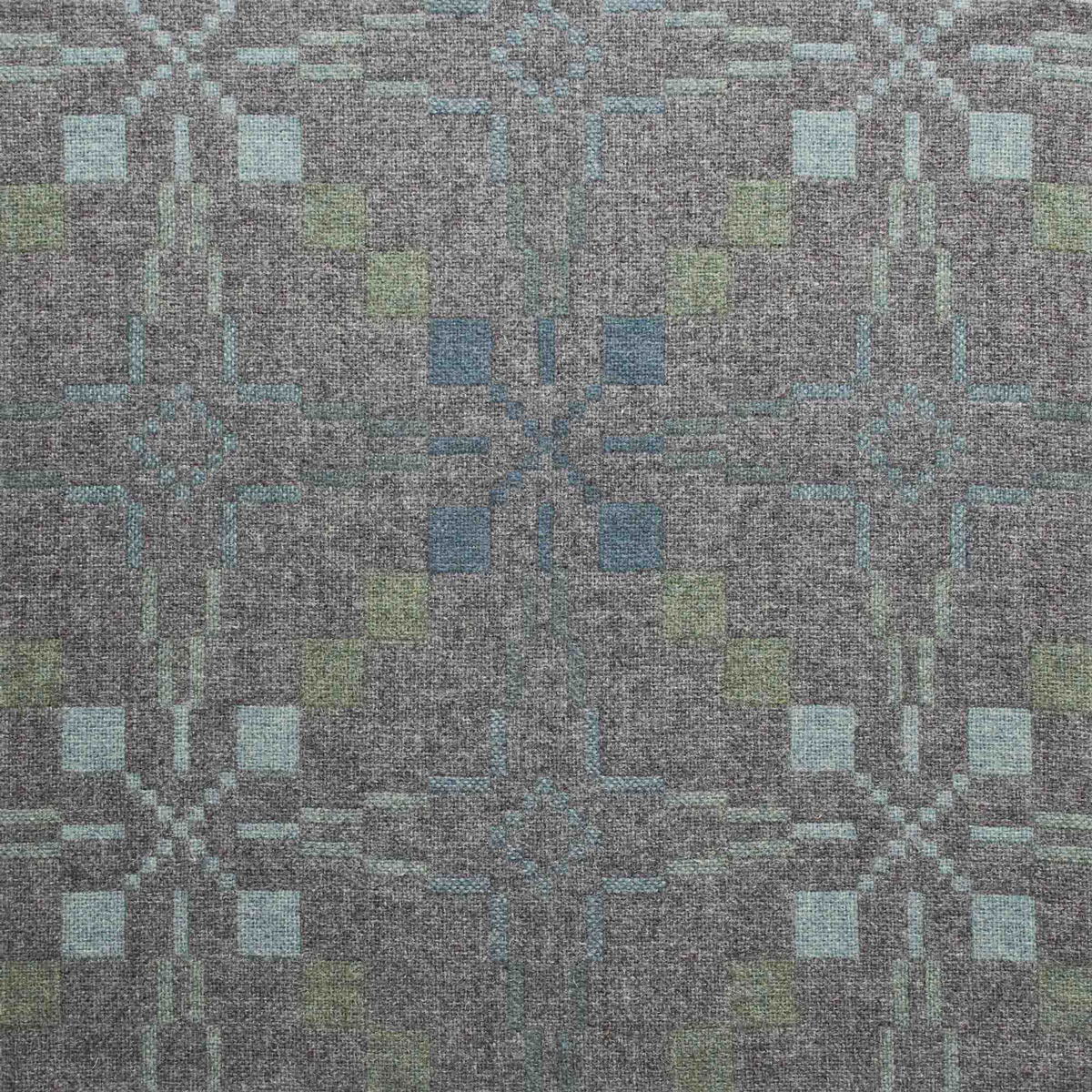 Vintage Star Welsh Throw - Slate - Image 2