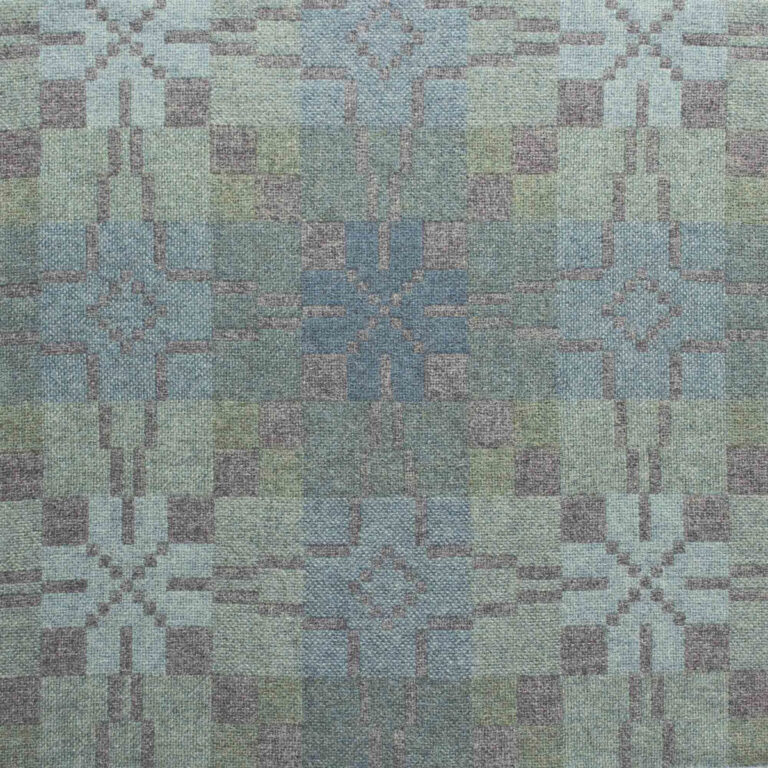 Vintage Star Welsh Throw - Slate - Image 3