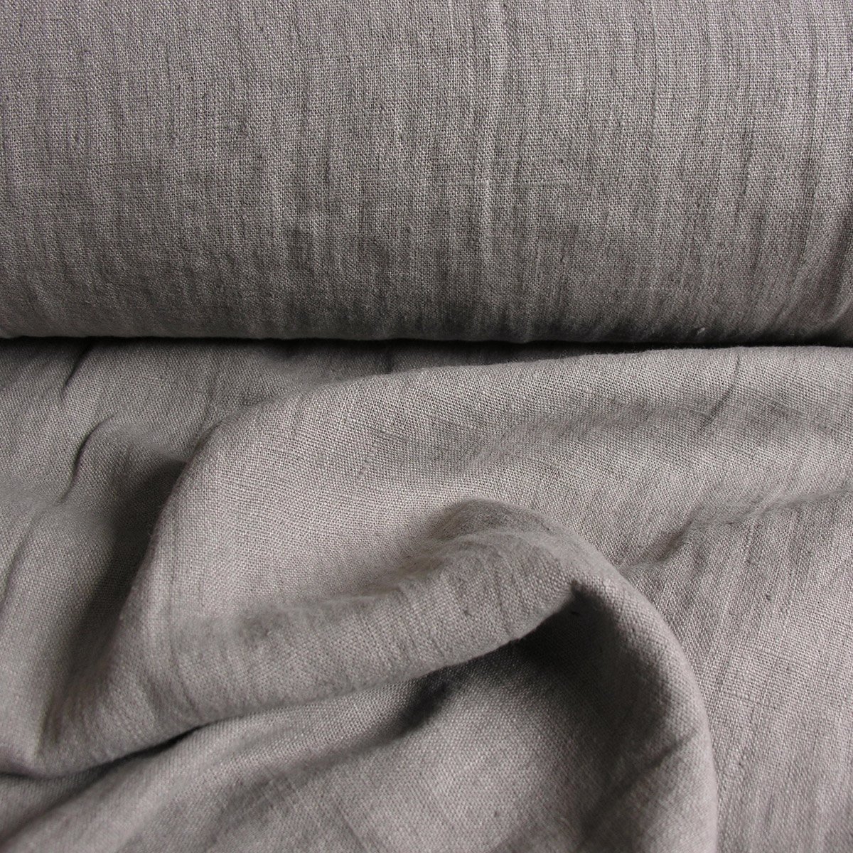 Washed Linen Elephant Grey - Image 1