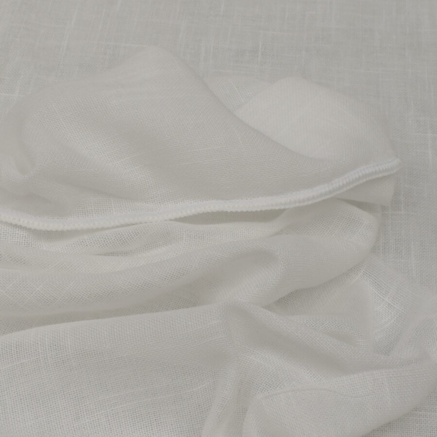 Extra Wide Weighted Sheer - White - Image 2