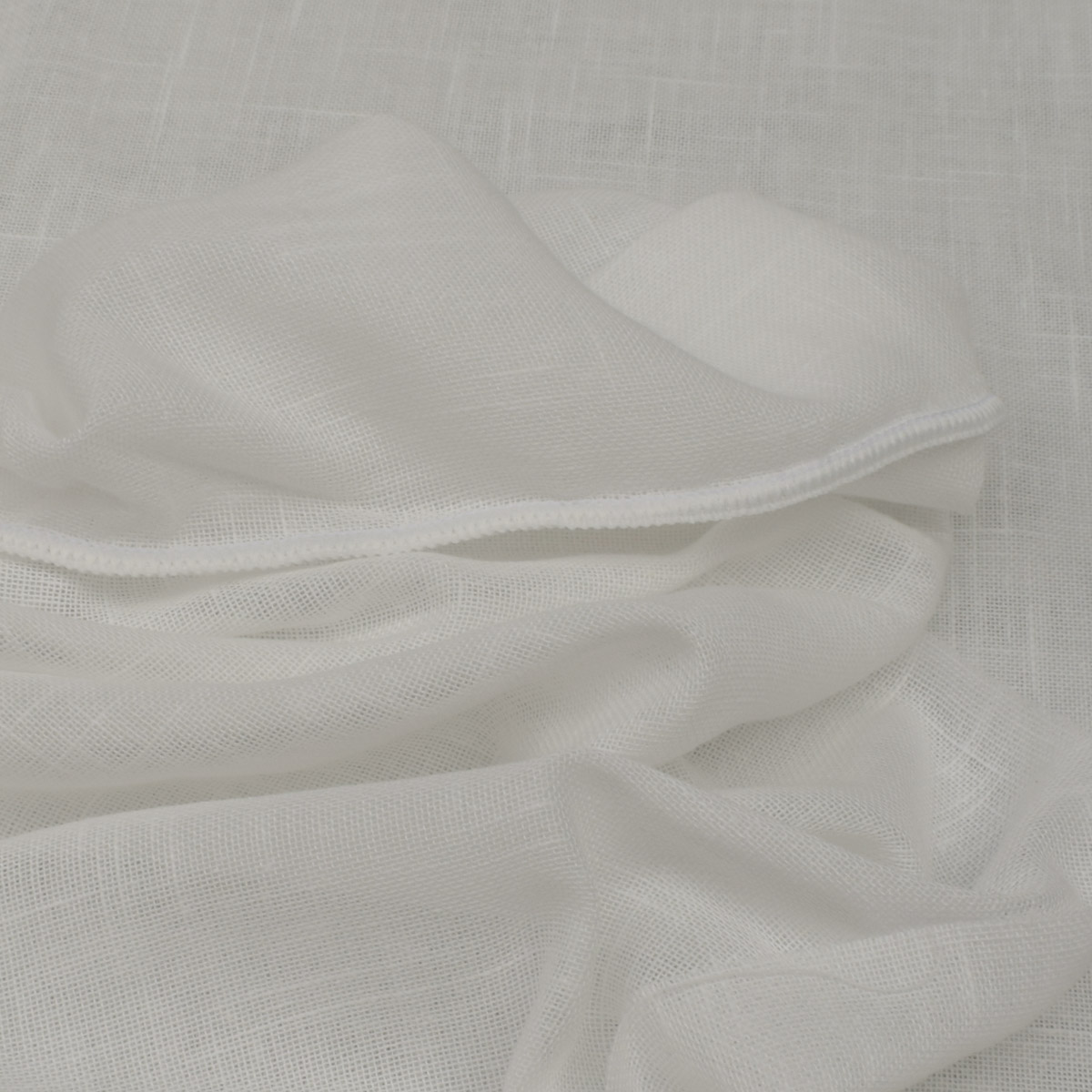 Extra Wide Weighted Sheer - White - Image 2