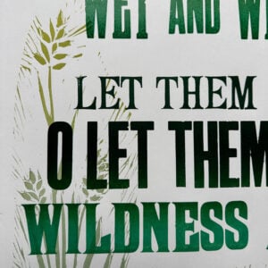 Wildness, Letterpress Poster - Image 3