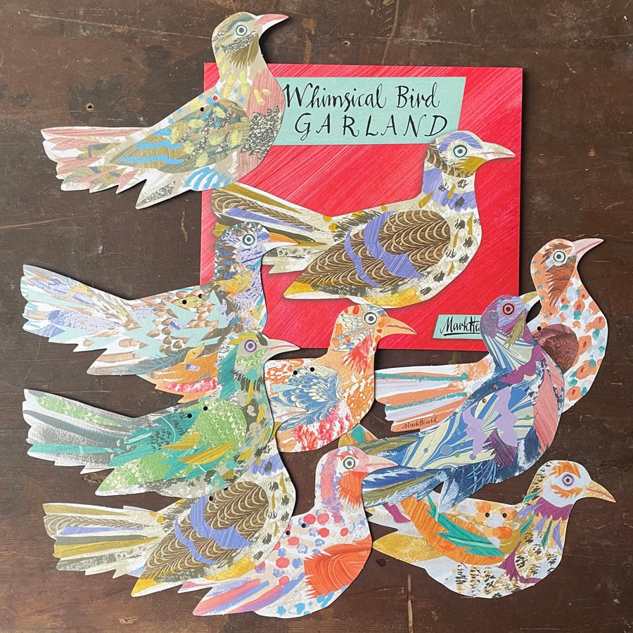 Mark Hearld Whimsical Bird Garland - Image 2