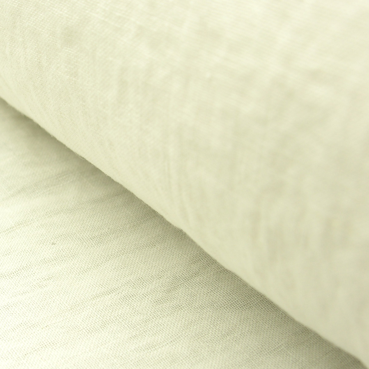 Wide Washed Linen - Off White - Image 1
