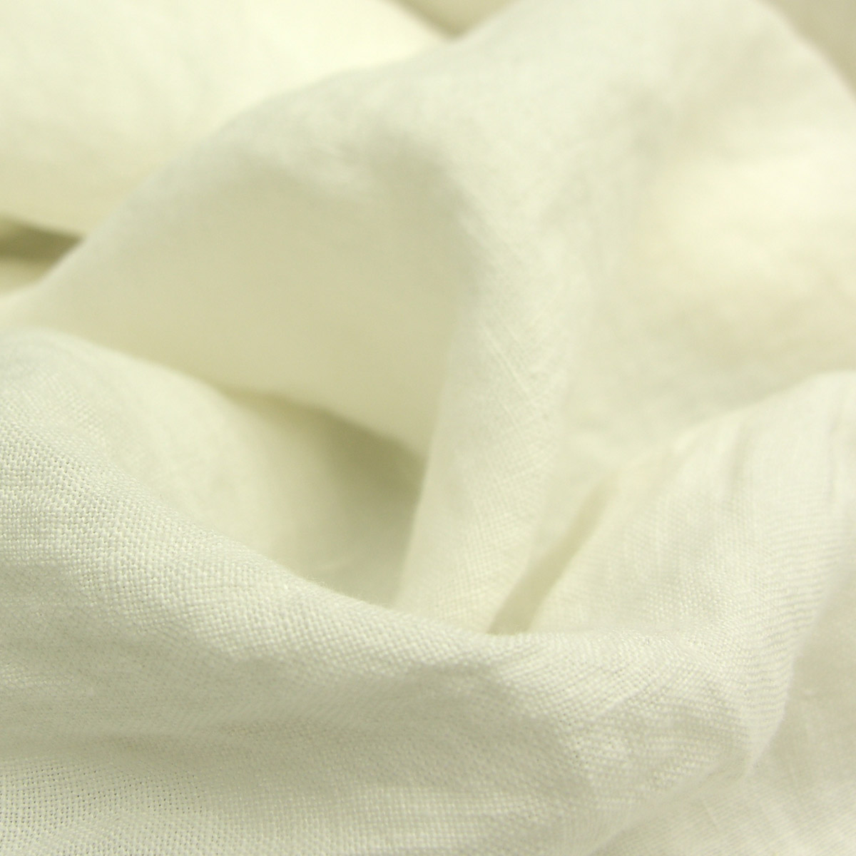 Wide Washed Linen - Off White - Image 3