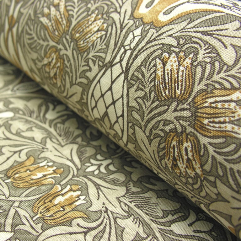 William Morris Snakeshead - Pewter and Gold