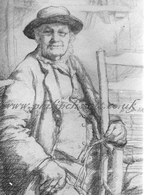 Philip Clissett, chairmaker of Bosbury by Terry Rowell
