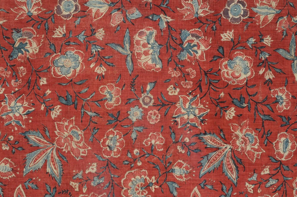 18th Century Block Printed Indian Chintz