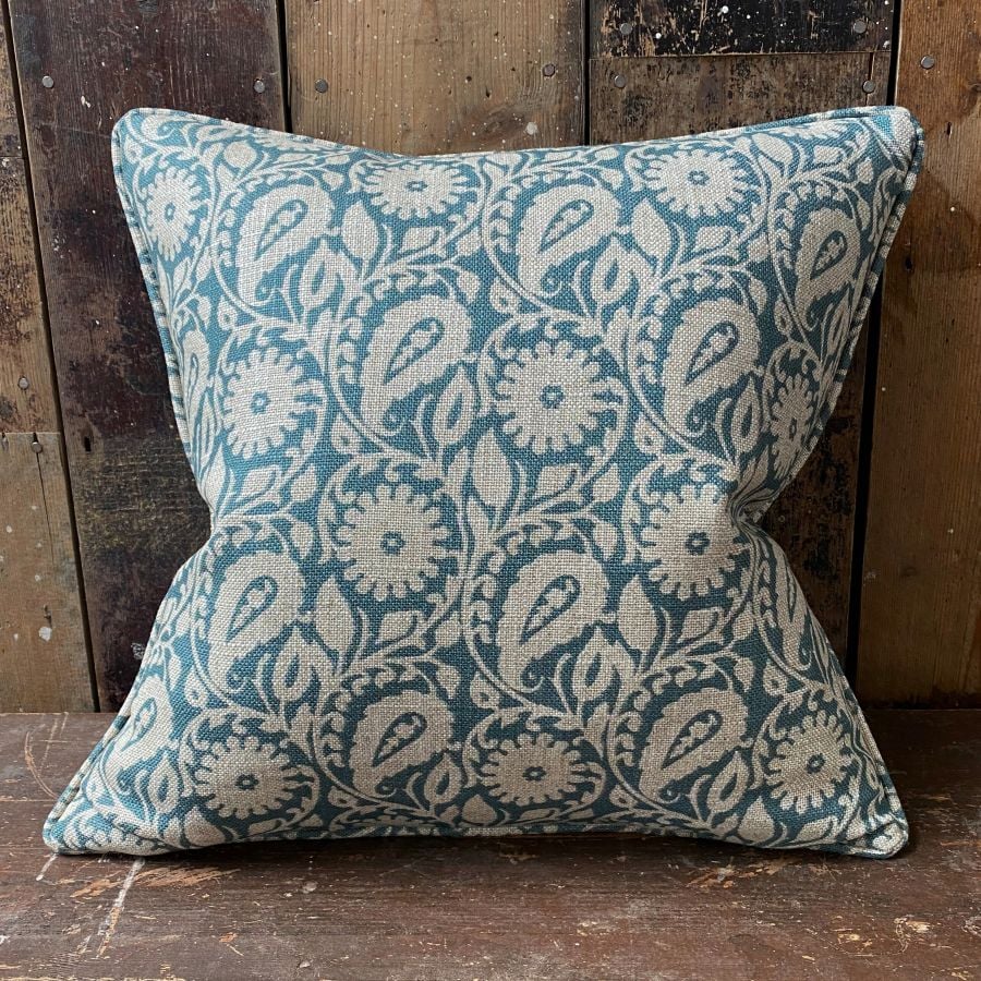Agnes Cushion - Teal