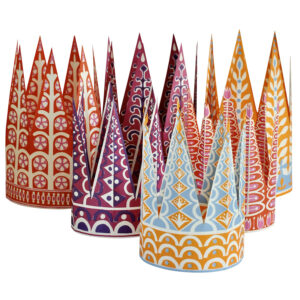 Six Paper Crowns - Image 1