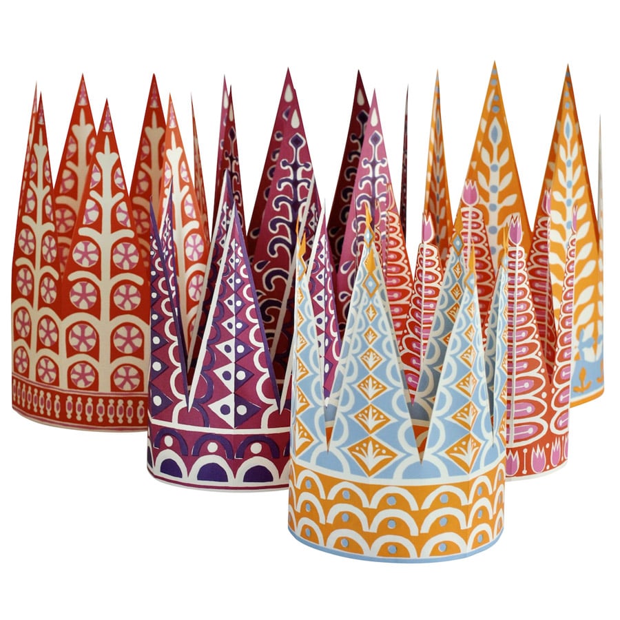 Six Paper Crowns