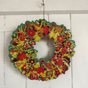 Recycled Cotton Board Christmas Wreath - Image 2