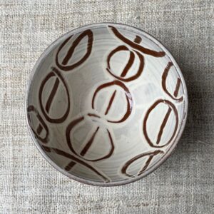 Erica Taylor Low Deep Footed Bowl - White ETD1 - Image 2