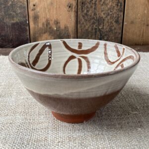 Erica Taylor Low Deep Footed Bowl - White ETD1 - Image 1