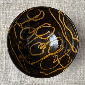 Erica Taylor Low Deep Footed Bowl - Black ETD3 - Image 2