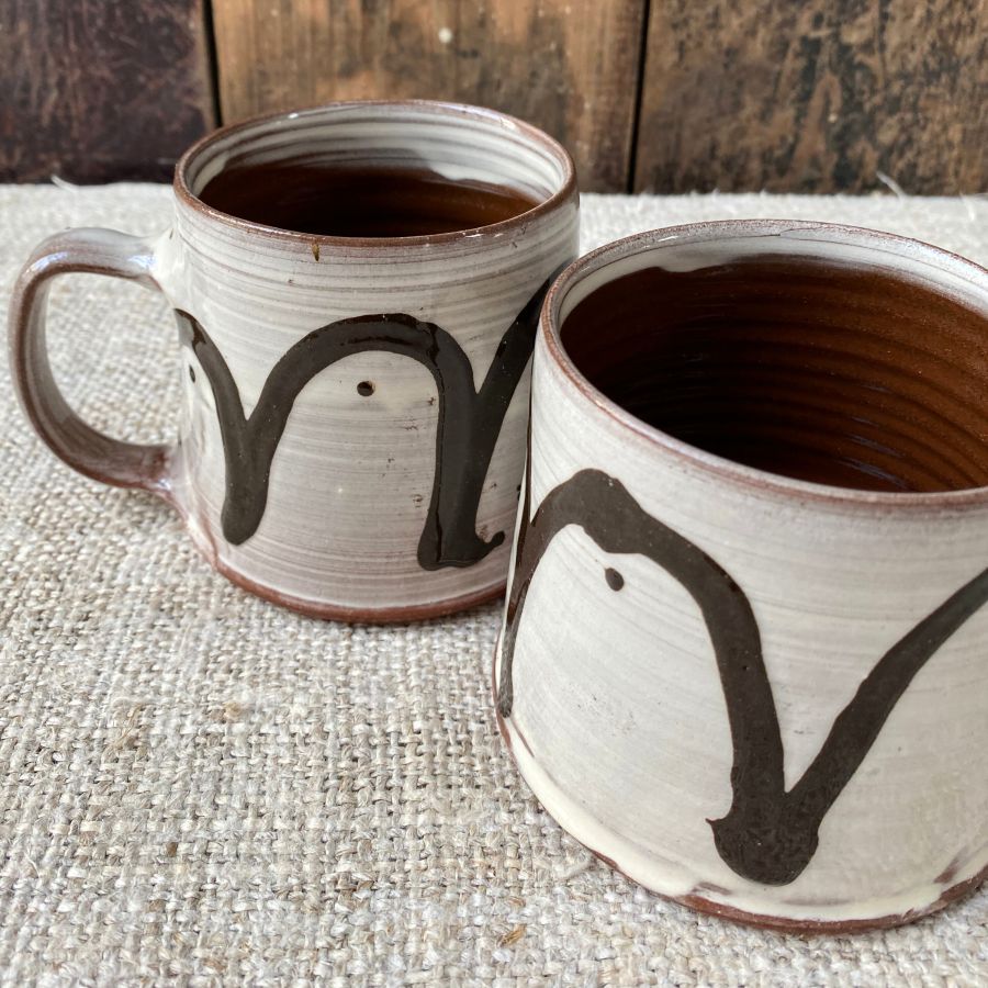 Erica Taylor Low Mug - White Loop ETM2 - Image 2