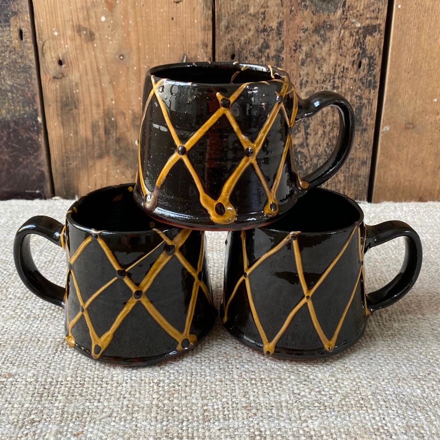 Erica Taylor Low Mug - Black Diamond ETM3