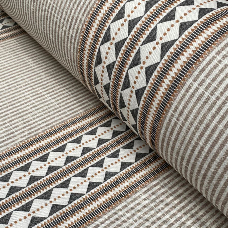 Extra Wide Aztec Stripe - Natural