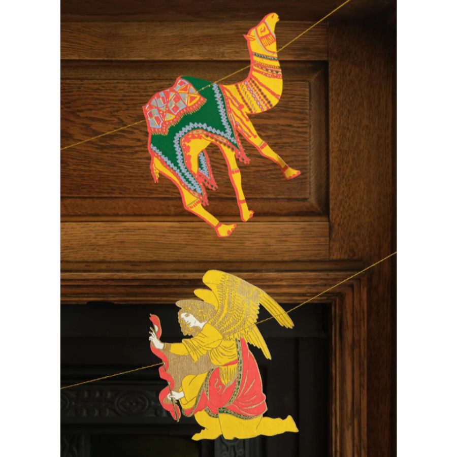 Recycled Paper Garland - Nativity - Image 4