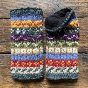 Thick Fairisle Mittens - Image 2